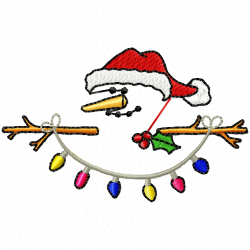 Ice Man Embroidery Design 11